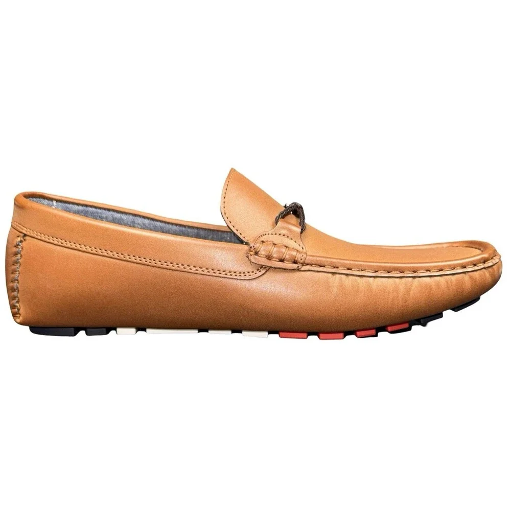 Tommy Hilfiger Size 8 M Loafer Shoes Delsher Driving Brown Soft Moccasin New